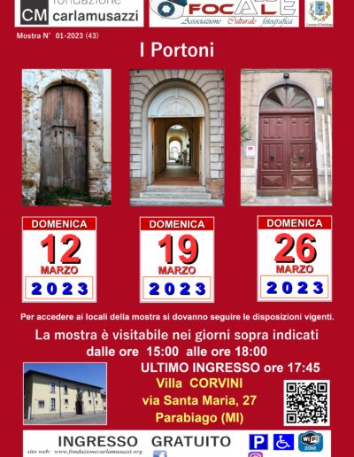 I portali 2023_MANIFESTO MOSTRA