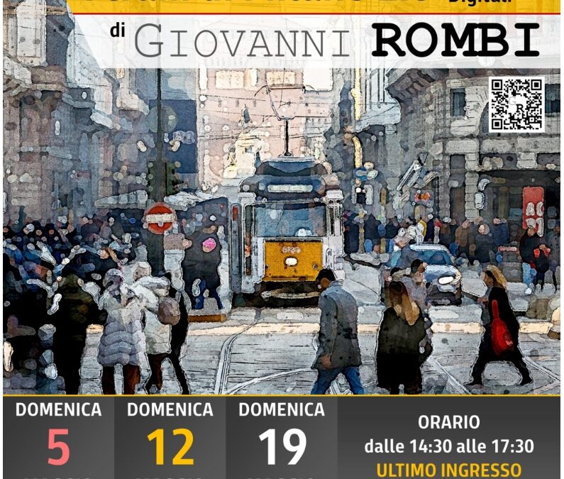 Mostra “I TRAM DI MILANO 2.0”, con acquerelli digitali di Giovanni Rombi