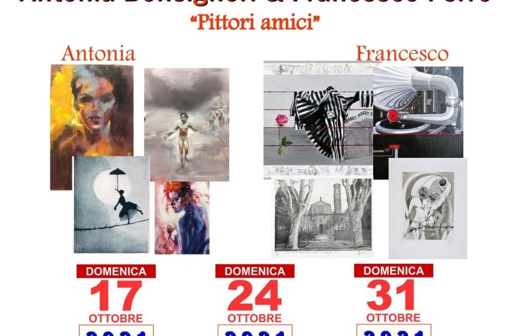Mostra “Pittori amici” con dipinti e incisioni di Antonia Bonsignori e Francesco Ferro